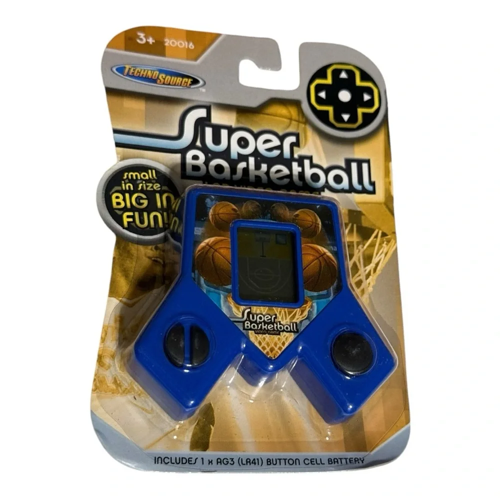 Vintage Super Basketball LCD Game by Techno Source Pocket Size